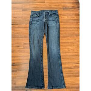 7 For All Mankind Kaylie Low Rise Flare Jeans Size 27 Y2K Model-off-duty Western